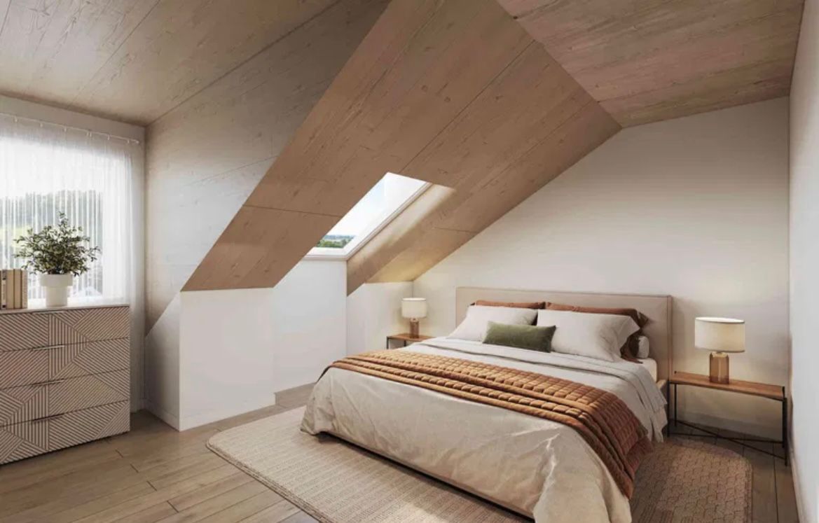 Schönes Zimmer in neuer 4.5 Zimmer Dachwohnung 2